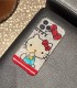 Handmade Crystal iPhone 16 Case Glitter Bling Hello Kitty Phone Cover Luxury Crystal Rhinestone