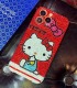 Handmade Crystal iPhone 16 Case Glitter Bling Hello Kitty Phone Cover Luxury Crystal Rhinestone