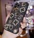 Handmade Crystal iPhone 16 Case Glitter Bling Phone Cover Luxury Crystal Black Rhinestone