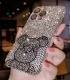 Handmade Crystal iPhone 16 Case Glitter Bling Bearbrick Phone Cover Luxury Crystal Rhinestone