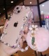 Handmade Crystal iPhone 16 Case Glitter Bling Flowers Phone Cover