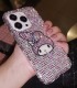Handmade Crystal iPhone 16 Case Glitter Bling My Melody Phone Cover Luxury Crystal Rhinestone