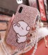 Handmade Crystal iPhone 16 Case Glitter Bling Piggy Phone Cover