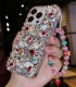 Handmade Crystal iPhone 16 Case Glitter Bling Phone Cover Luxury Crystal Diamond Rhinestone
