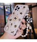 Handmade Crystal iPhone 16 Case Pearl Phone Cover Luxury Charm Design & Unique Pearl iPhone Case