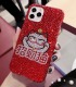 Handmade Crystal iPhone 16 Case Glitter Bling Lucky Cat Phone Cover Luxury Crystal Rhinestone
