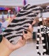 Handmade Crystal iPhone 16 Case Glitter Bling Zebra Pattern Luxury Crystal Diamond Rhinestone