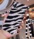 Handmade Crystal iPhone 16 Case Glitter Bling Zebra Pattern Luxury Crystal Diamond Rhinestone