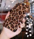 Handmade Crystal iPhone 16 Case Glitter Bling Leopard Pattern Luxury Crystal Rhinestone
