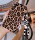 Handmade Crystal iPhone 16 Case Glitter Bling Leopard Pattern Luxury Crystal Rhinestone