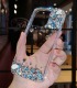Handmade Crystal iPhone 16 Case Glitter Bling Minimalist Phone Cover Luxury Crystal Rhinestone