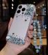 Handmade Crystal iPhone 16 Case Glitter Bling Minimalist Phone Cover Luxury Crystal Rhinestone