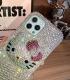 Handmade Crystal iPhone 16 Case Glitter Bling Hello Kitty Phone Cover Luxury Crystal Rhinestone