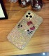 Handmade Crystal iPhone 16 Case Glitter Bling Hello Kitty Phone Cover Luxury Crystal Rhinestone