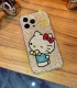 Handmade Crystal iPhone 16 Case Glitter Bling Hello Kitty Phone Cover Luxury Crystal Rhinestone