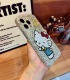 Handmade Crystal iPhone 16 Case Glitter Bling Hello Kitty Phone Cover Luxury Crystal Rhinestone