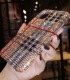 Handmade Crystal iPhone 16 Case Glitter Bling Brand Check Phone Cover Luxury Crystal Rhinestone