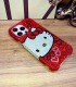 Handmade Crystal iPhone 16 Case Glitter Bling Hello Kitty Phone Cover Luxury Crystal Rhinestone