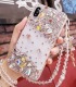 Handmade Crystal iPhone 16 Case Glitter Bling Phone Cover Luxury Crystal Diamante Rhinestone