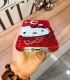 Handmade Crystal iPhone 16 Case Glitter Bling Hello Kitty Phone Cover Luxury Crystal Rhinestone