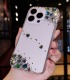 Handmade Crystal iPhone 16 Case Glitter Bling Minimalist Phone Cover Luxury Crystal Rhinestone