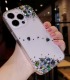 Handmade Crystal iPhone 16 Case Glitter Bling Minimalist Phone Cover Luxury Crystal Rhinestone