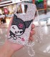 Handmade Crystal iPhone 16 Case Glitter Bling Sanrio Kuromi Phone Cover Luxury Crystal Rhinestone