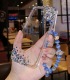 Handmade Crystal iPhone 16 Case Glitter Bling Minimalist Phone Cover Luxury Crystal Rhinestone