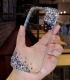 Handmade Crystal iPhone 16 Case Glitter Bling Minimalist Phone Cover Luxury Crystal Rhinestone