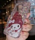 Handmade Crystal iPhone 16 Case Glitter Bling My Melody Phone Cover Luxury Crystal Rhinestone