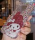 Handmade Crystal iPhone 16 Case Glitter Bling My Melody Phone Cover Luxury Crystal Rhinestone