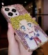Handmade Crystal iPhone 16 Case Glitter Bling Sailor Moon Phone Cover Luxury Crystal Rhinestone