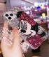 Handmade Crystal iPhone 16 Case Glitter Bling Minnie Phone Cover