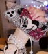Handmade Crystal iPhone 16 Case Glitter Bling Minnie Phone Cover