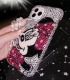 Handmade Crystal iPhone 16 Case Glitter Bling Minnie Phone Cover
