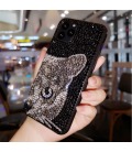 Handmade Crystal iPhone 16 Case Glitter Bling Cathead Phone Cover
