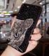 Handmade Crystal iPhone 16 Case Glitter Bling Cathead Phone Cover