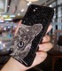 Handmade Crystal iPhone 16 Case Glitter Bling Cathead Phone Cover