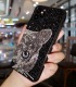 Handmade Crystal iPhone 16 Case Glitter Bling Cathead Phone Cover