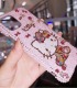 Handmade Crystal iPhone 16 Case Glitter Bling Hello Kitty Phone Cover Luxury Crystal Rhinestone