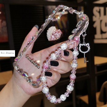 Handmade Crystal iPhone 16 Case Glitter Bling Phone Cover