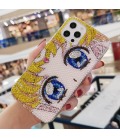 Handmade Crystal iPhone 16 Case Glitter Bling Sailor Moon Phone Cover Luxury Crystal Rhinestone