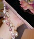 Handmade Crystal iPhone 16 Case Glitter Flowing Neon Sand Liquid Hello Kitty Bling Quicksand