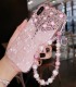 Handmade Crystal iPhone 16 Case Glitter Bling Phone Cover Diamond