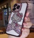 Handmade Crystal iPhone 16 Case Glitter Bling Hello Kitty Phone Cover Luxury Crystal Rhinestone