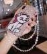 Handmade Crystal iPhone 16 Case Glitter Bling Disney Marie-Cat Luxury Crystal Diamond Rhinestone