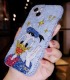 Handmade Crystal iPhone 16 Case Glitter Bling Donald Duck Phone Cover Luxury Crystal Rhinestone