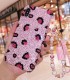 Handmade Crystal iPhone 16 Case Glitter Bling Pink Leopard Luxury Crystal Diamond Rhinestone