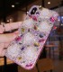Handmade Crystal iPhone 16 Case Glitter Bling Phone Cover Luxury Shiny Crystal Diamond Rhinestone