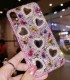 Handmade Crystal iPhone 16 Case Glitter Bling Phone Cover Luxury Shiny Crystal Diamond Rhinestone